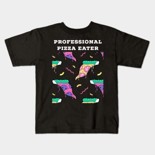 Professional pizza eater Kids T-Shirt